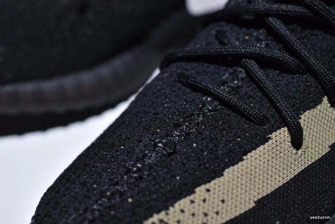 BY9611 Black Adidas V2 Yeezy Core 350 Green Boost 0725